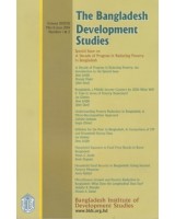 The Bangladesh Development Studies, Volume 37, No. 1 & 2, March-June 2014